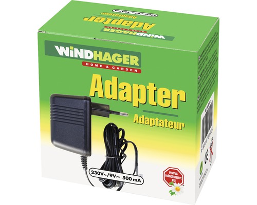 220/9V-adapter met 2m kabel