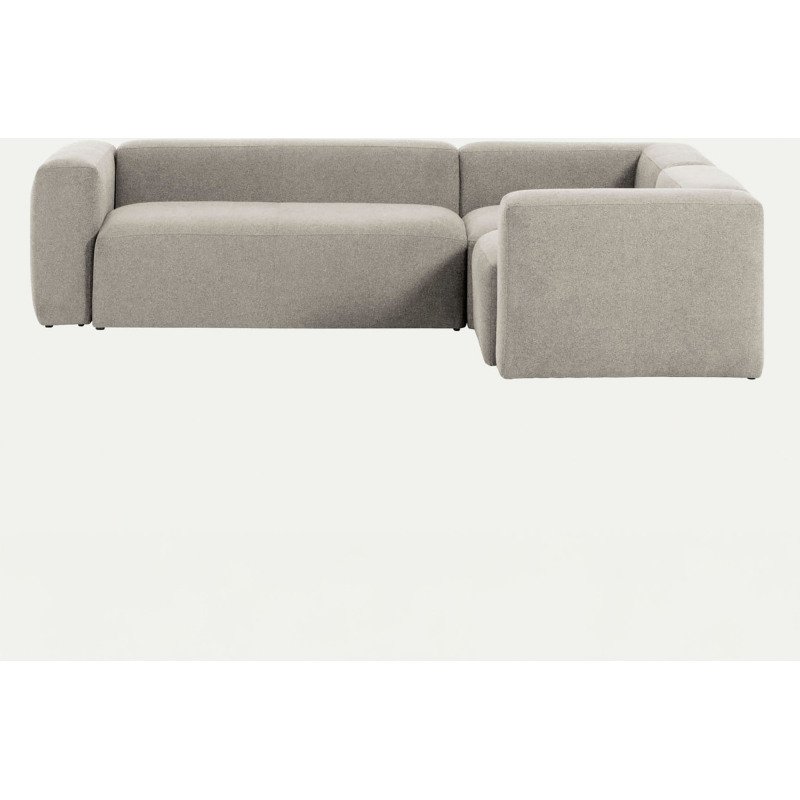Canapé d’angle Blok 6 places beige 320 x 320 cm