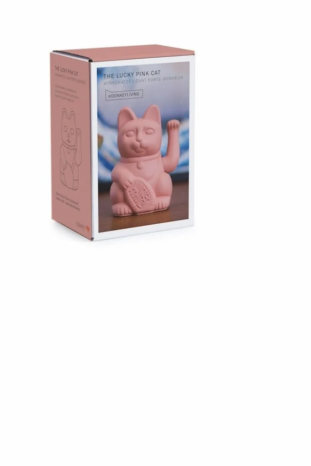Donkey - Lykkekat Maneki-Neko - Pink