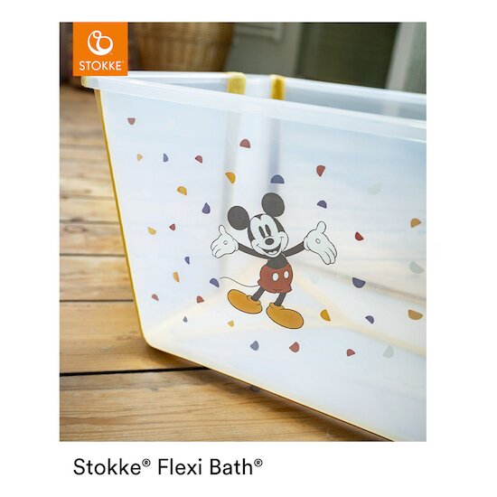 Baignoire Flexi Bath™ bouchon thermique   Mickey Celebration        de               Stokke®