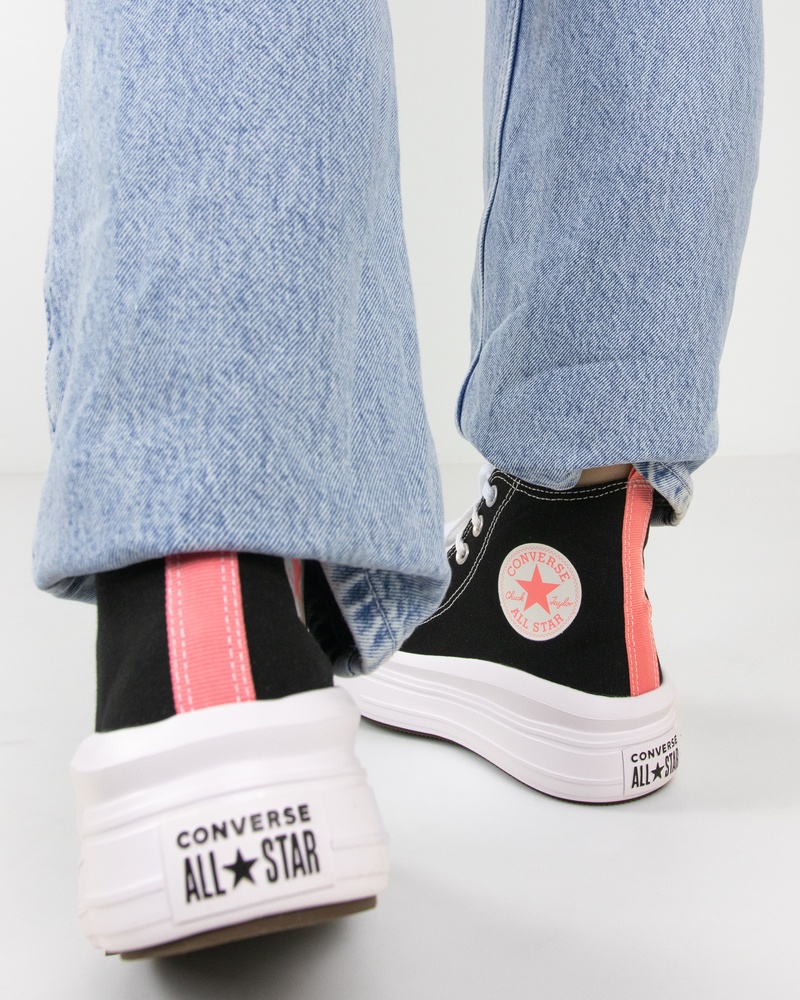 Converse Chuck Taylor All Star Move Platform Hoge sneakers  - zwart