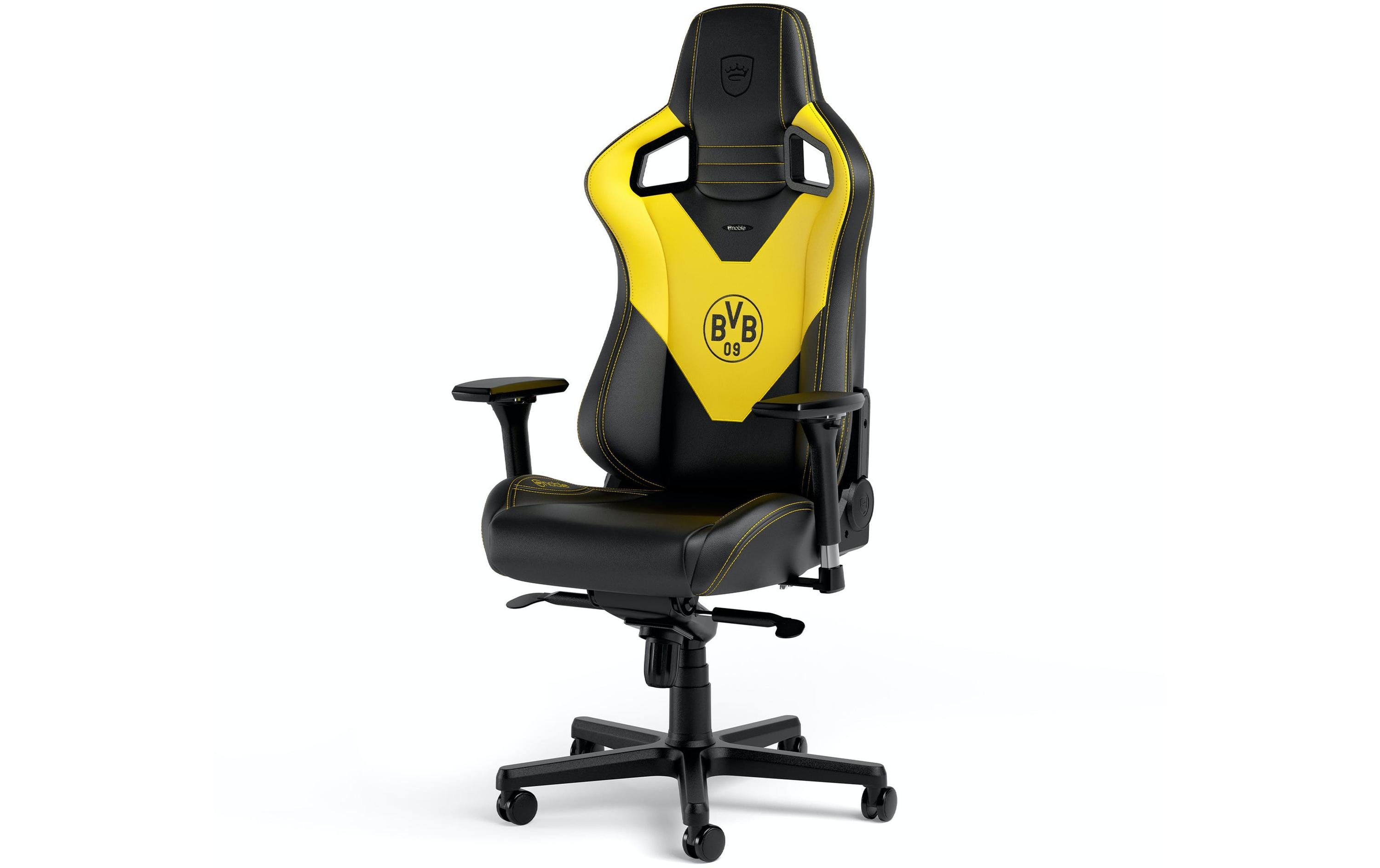 Gaming-Stuhl Epic Borussia Dortmund Edition Gelb/Schwarz<br>Gaming-Computersessel aus Kunstleder und mit 120 kg Belastbarkeit