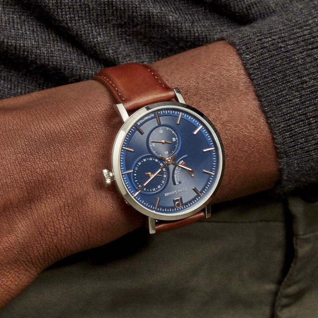 Montre Pierre Lannier Collection Evidence Bleu