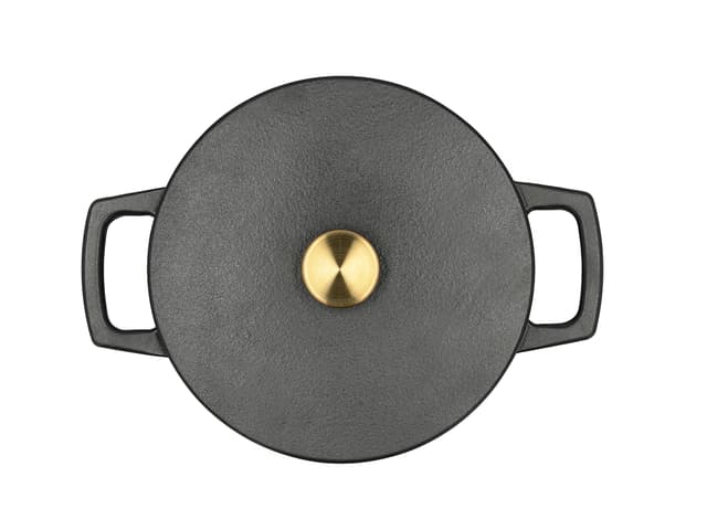 HOLM Støbejernsgryde Dia 22,5 x 11 cm 3,6 liter Sort