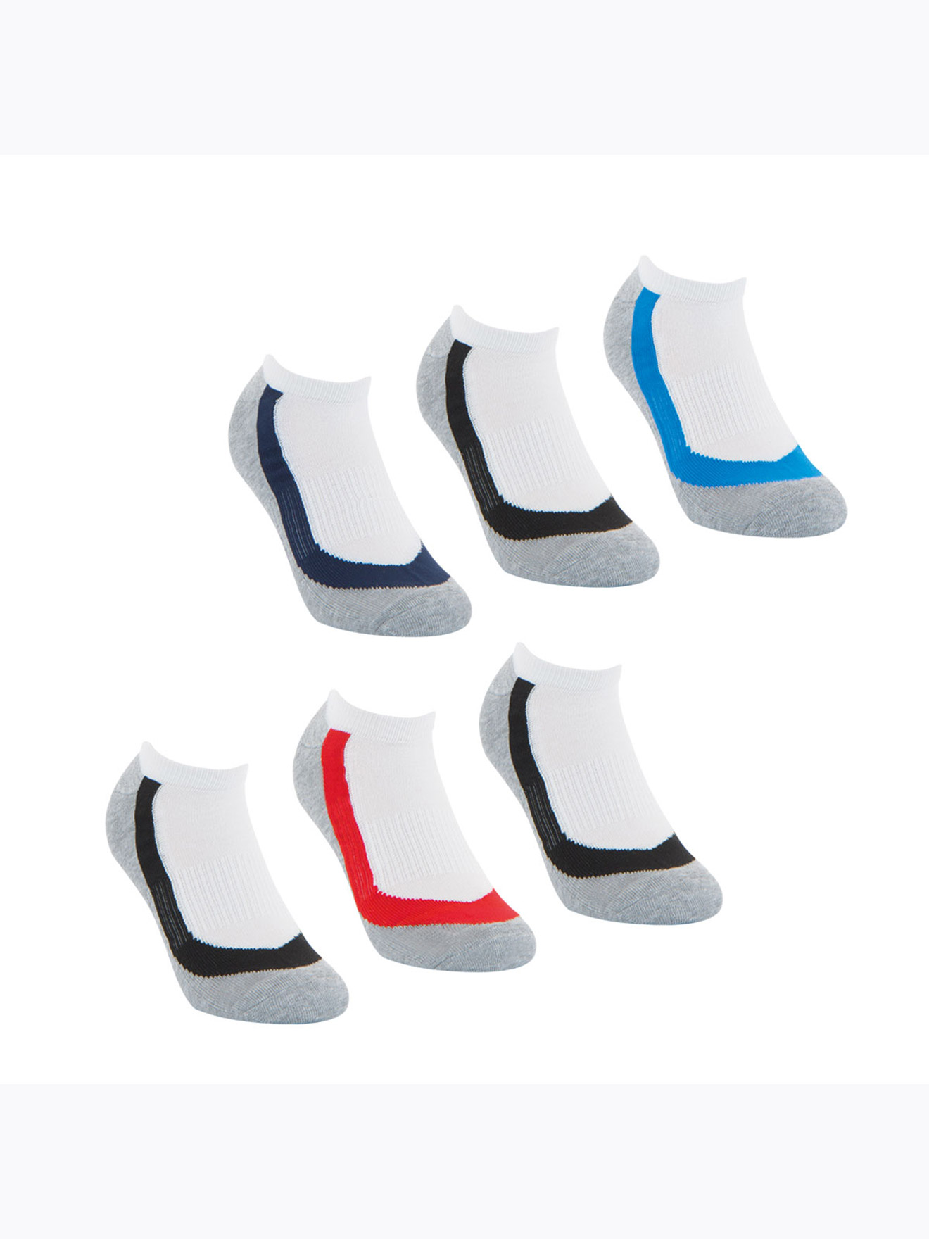 Lot de 6 paires de chaussettes basses
