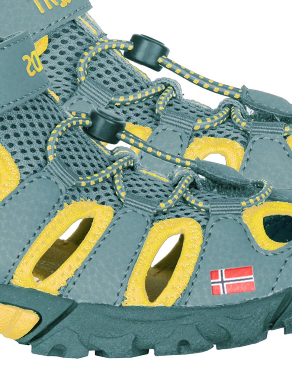 Trekking-SandaKids KRISTIANSAND in glacier green/lemonade