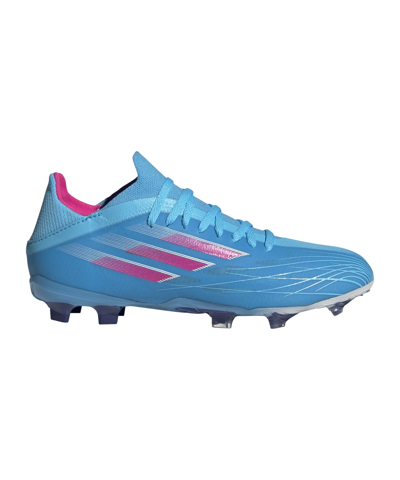 adidas X SPEEDFLOW.1 FG Sapphire Edge J Kids Blau Pink Weiss