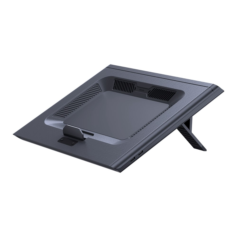 ThermoCool MacBook / Laptop Kühler Ständer Halterung mit zweifachem Lüfter   RGB Beleuchtung und Dual USB A Port (Turbo-Lüfterversion)
