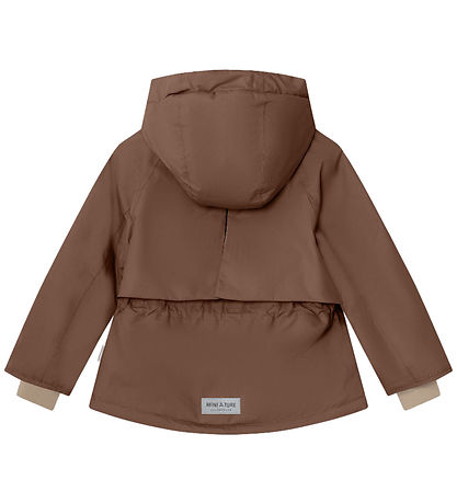 Mini A Ture Winterjacke - Algeana Fleece - Rootbeer Brown