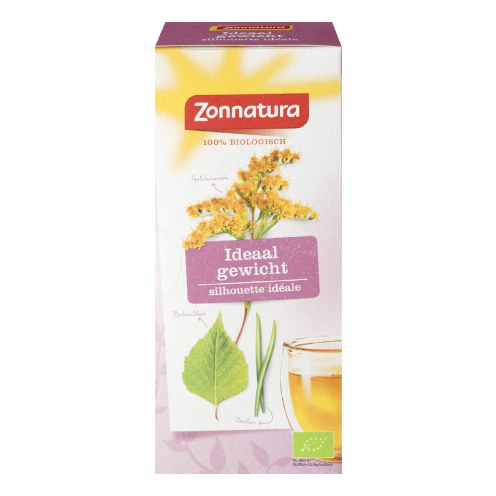 3x Zonnatura Thee Ideaal gewicht20 zakjes