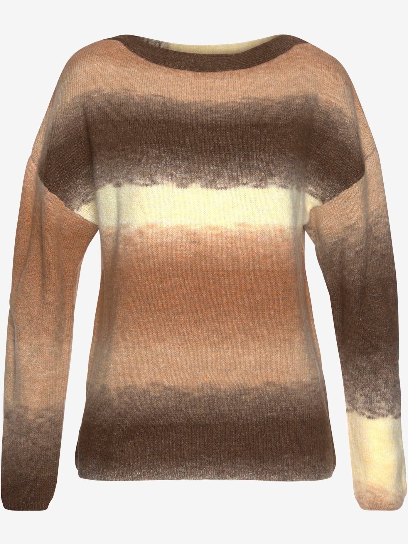 Pull en tricot légère encolure en u