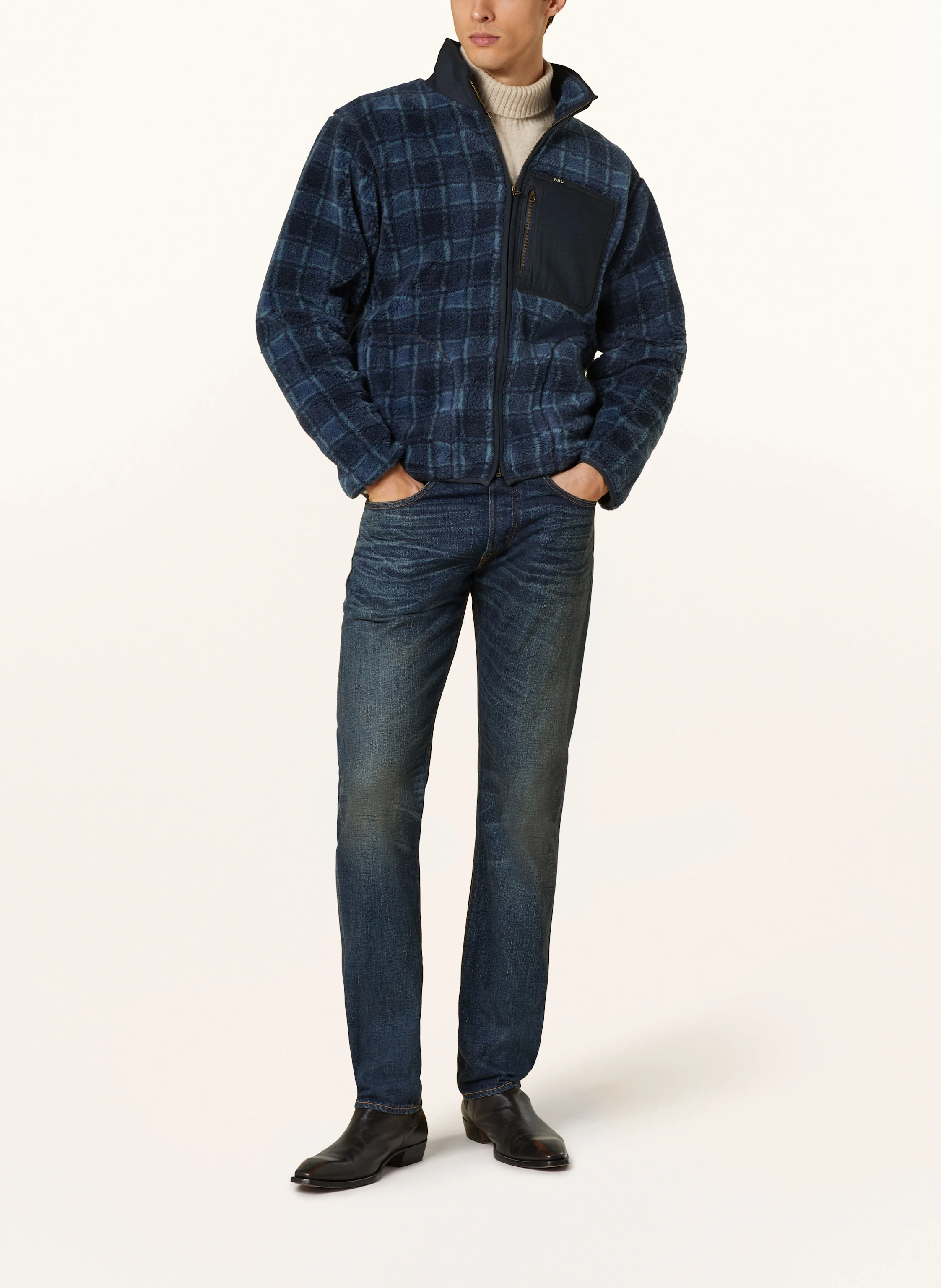 RRL Teddyfell-Jacke