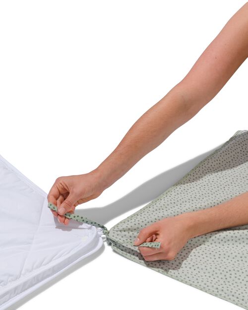 housse de couette coton doux 140x220 pois