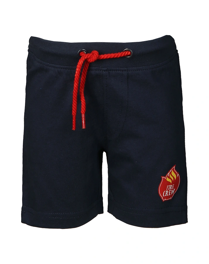 T-Shirt FEUERWEHR DINO mit Shorts in blau/dunkelblau