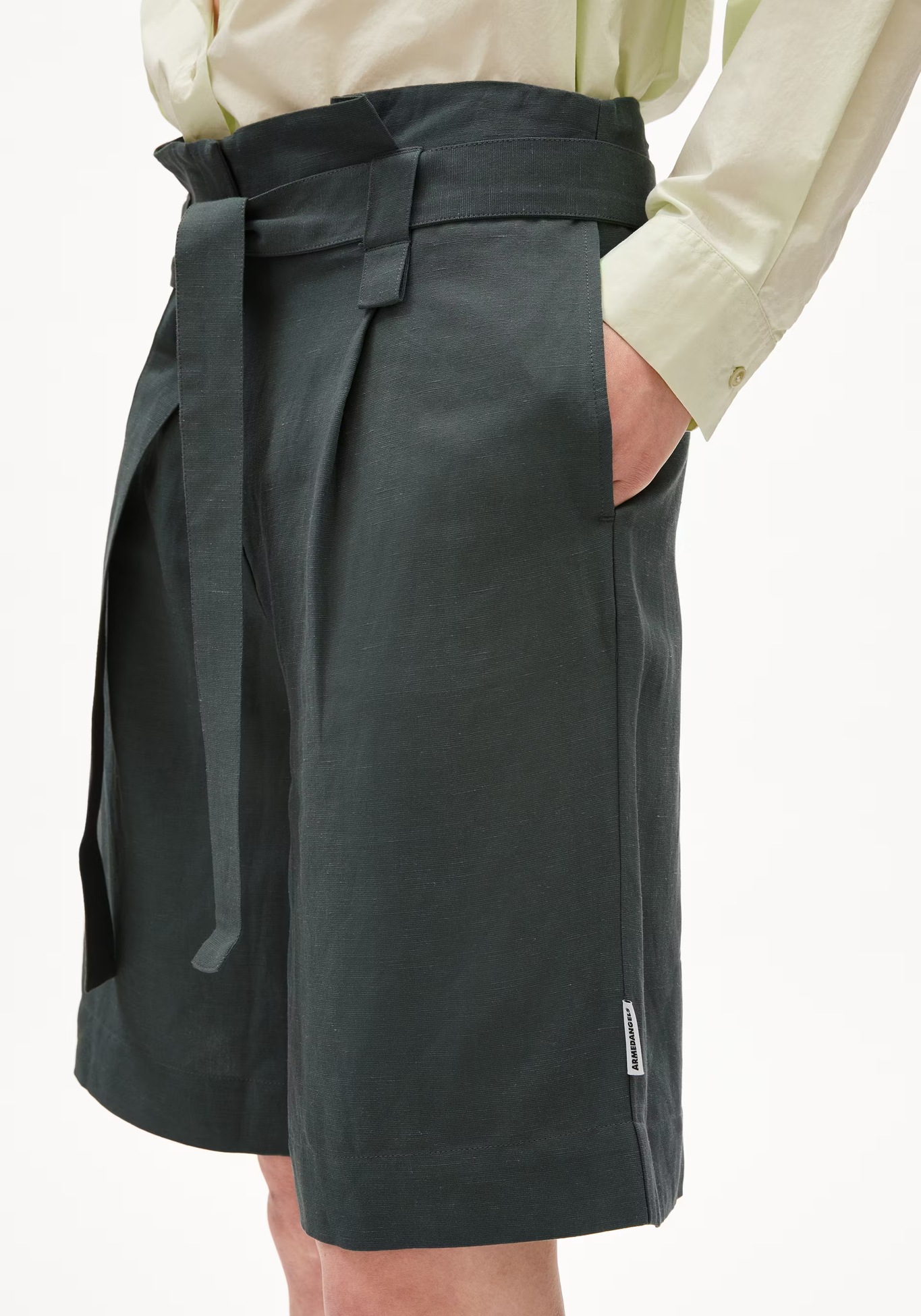 Armedangels Shorts Mirenaa Lino Space Steel
