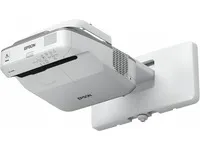Epson EB-685W - 3LCD-projektor - 3500 lumen (hvid) - 3500 lumen (farve) - WXGA (1280 x 800) - 16:10 - 720p - LAN - grå, hvid