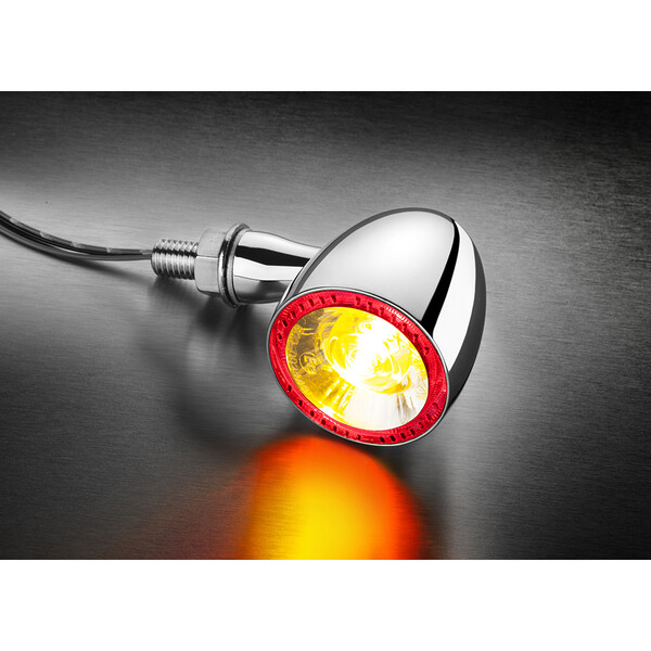 kellermann - Clignotant Bullet 1000® DF - Feu arrière et feu stop Chrome