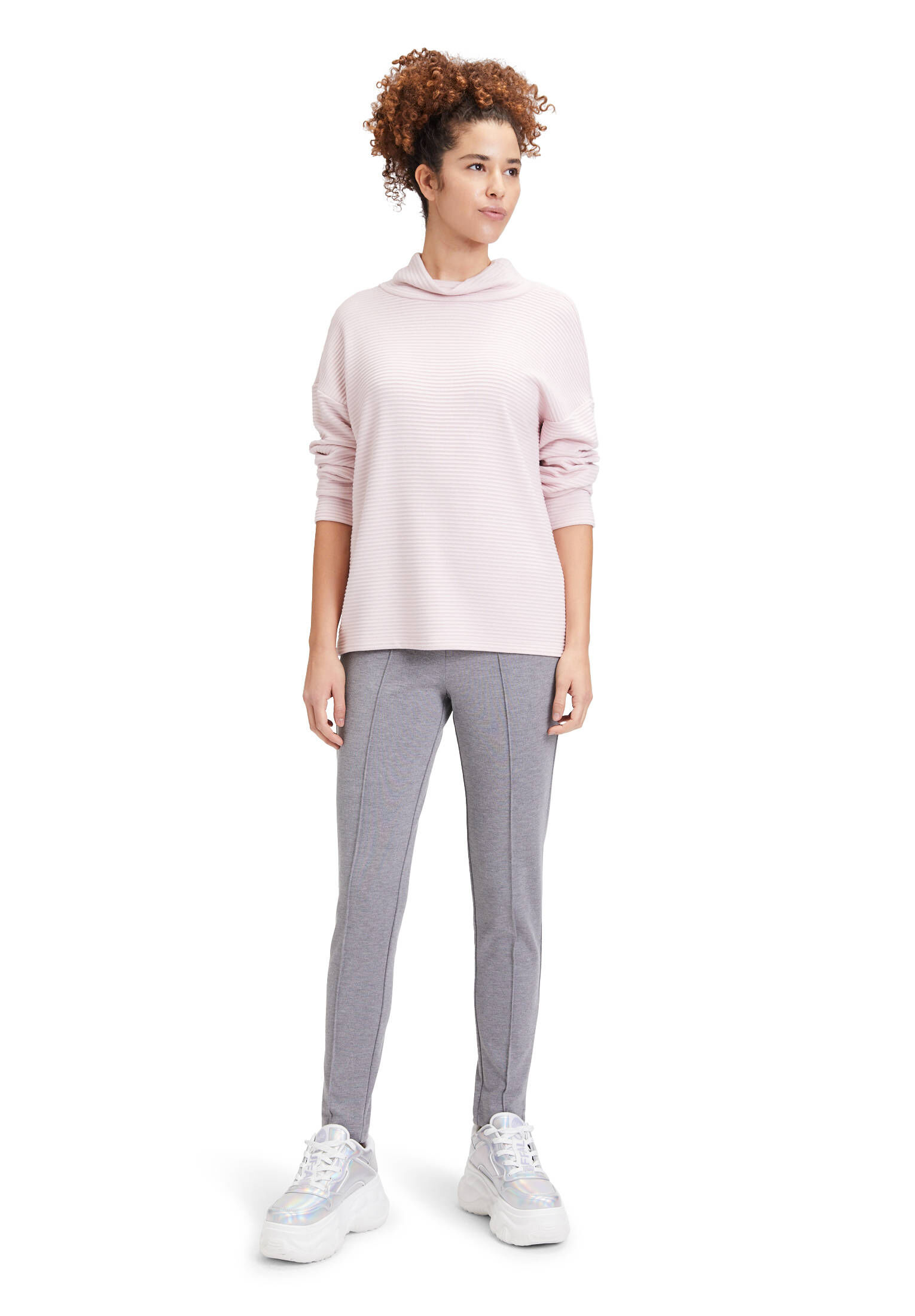 Cartoon| Damen Sweatshirt mit Stehkragen