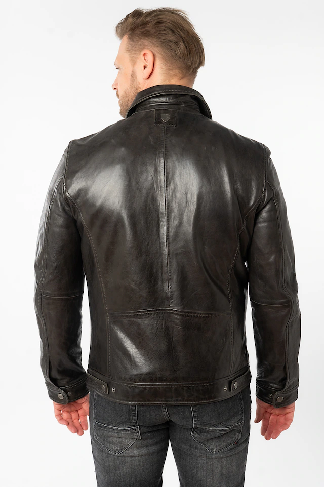 Mauritius Lederjacke »MMBerink« mit Umlegekragen