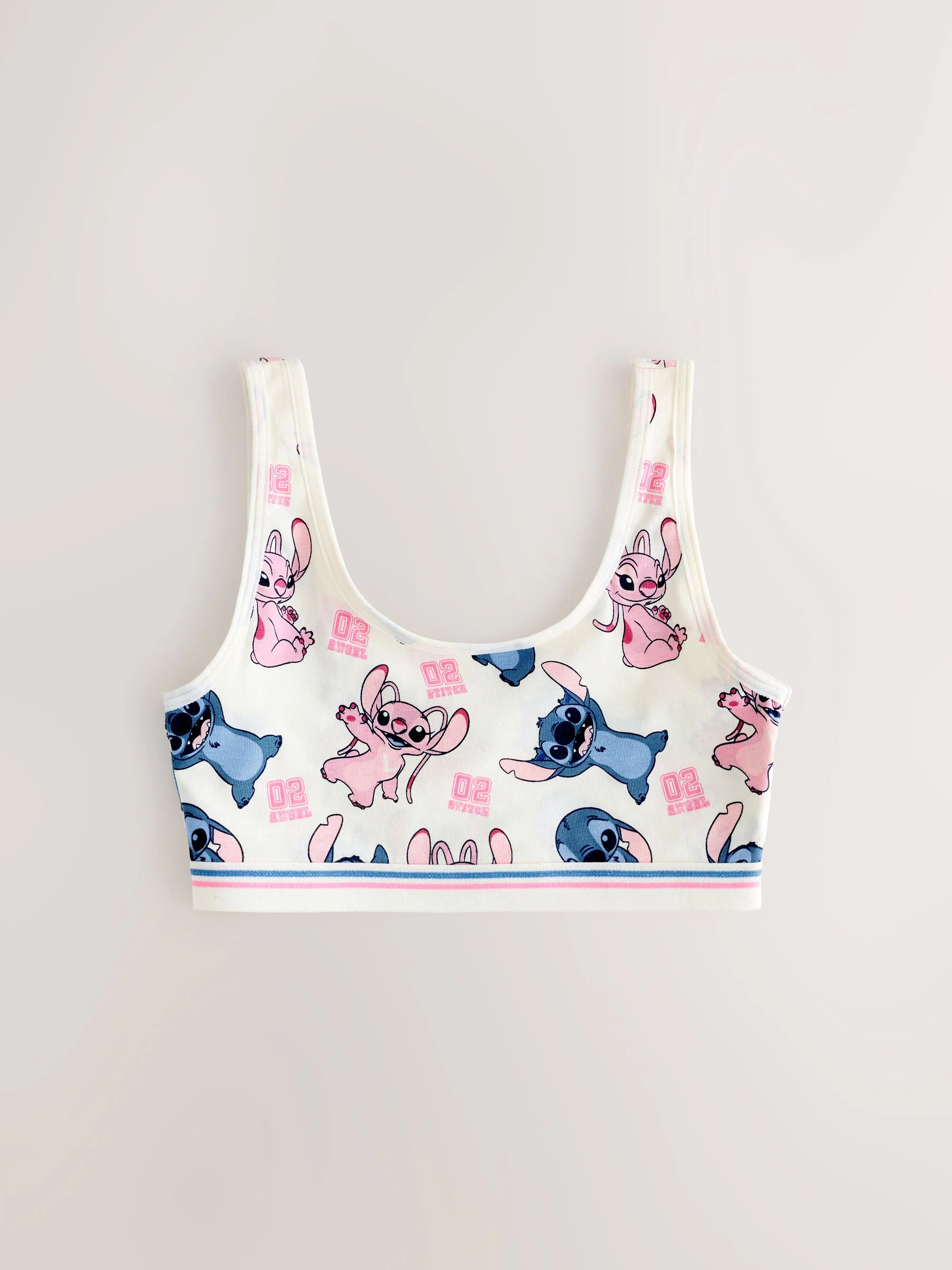 Blauw - Lilo And Stitch Disney Cropped Tops 3 Stuks (5-16jr)