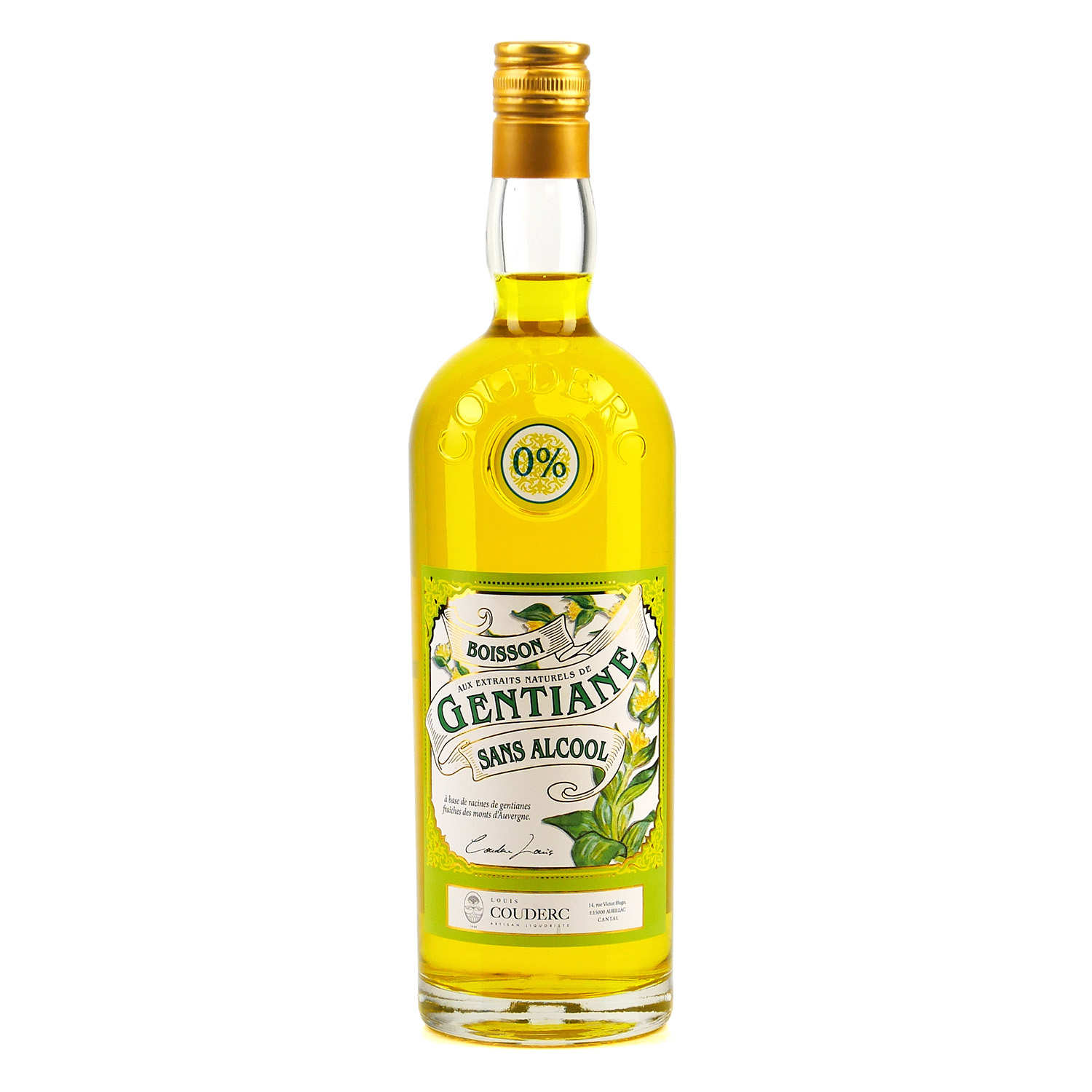 Gentiane sans alcool 0% Couderc