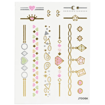 April Korea Princess Jewel Body Sticker