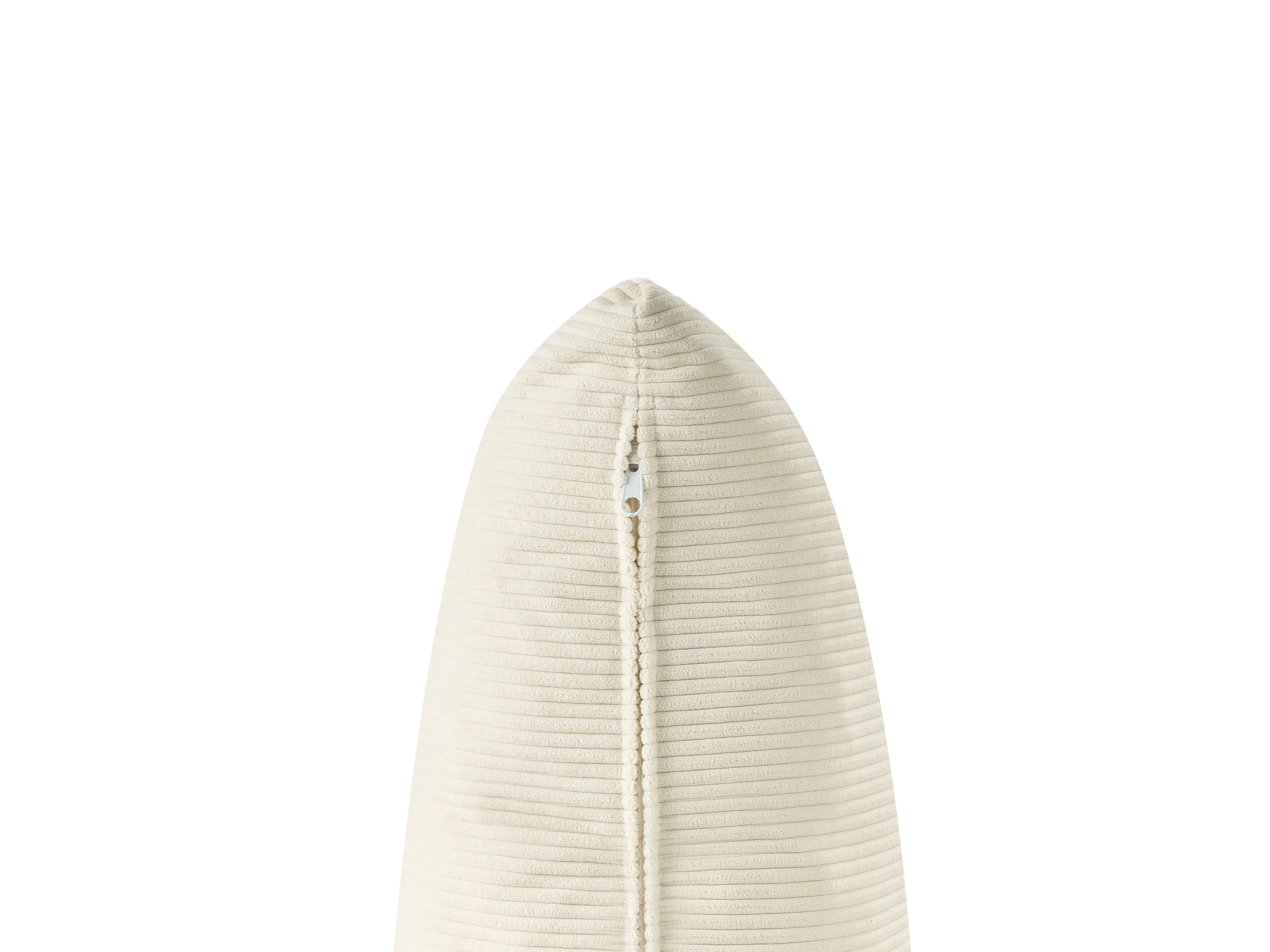 Hoekbank 4-zits LUNNER Corduroy Lichtbeige linkszijdig