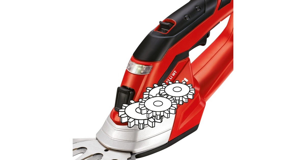 EINHELLAccu gras- en heggenschaar GE-CG 12 Li grasschaar  (Rood/zwart, Accu inbegrepen)