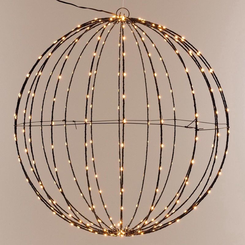 Kerstversiering - Lichtbol - Ø 40 cm - 240 Lampjes - Extra Warm Wit