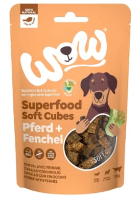 WOW DOG Soft Cubes Pferd mit Fenchel