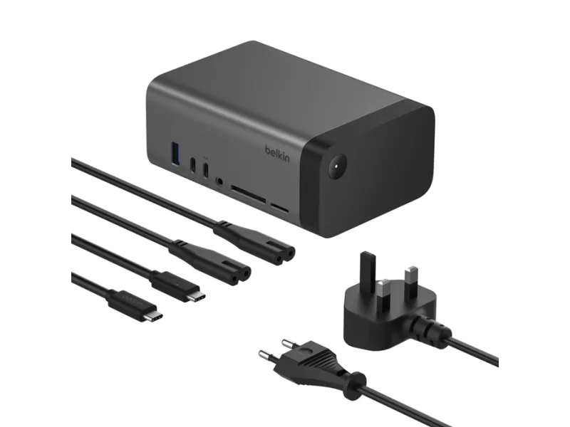 Belkin CONNECT 11-in-1 Pro - Dockingstation - USB-C - 2 x HDMI, USB-C - 1GbE - 150 Watt