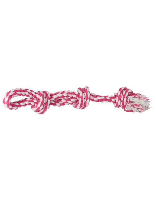 Adori Flostouw Dubbel 3 Knopen 67 cm - Hondenspeelgoed