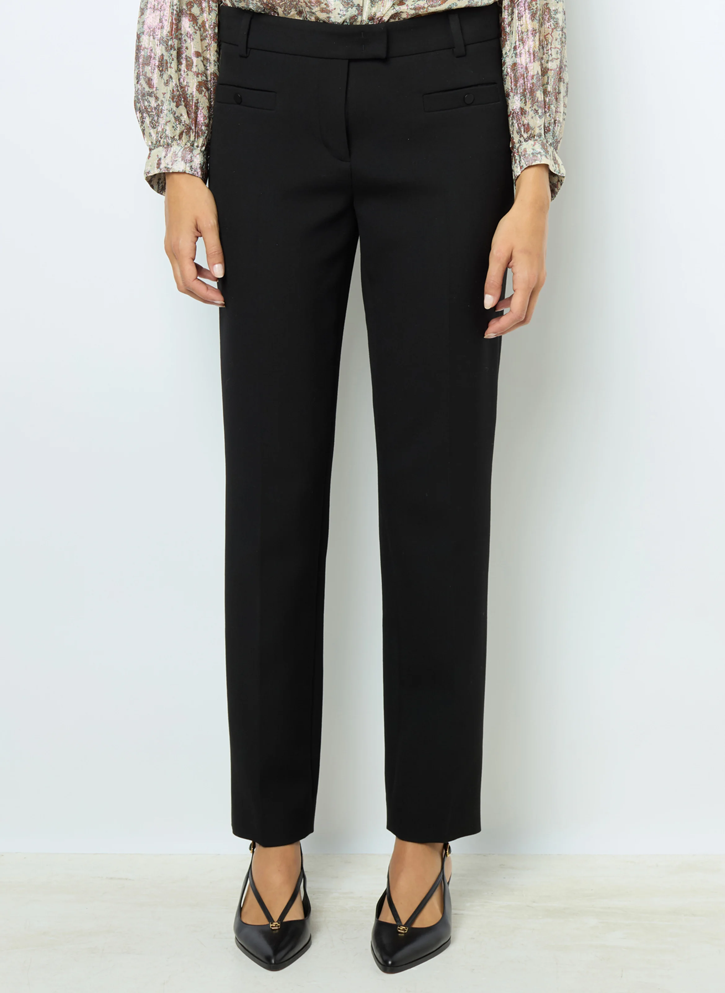 NESSERYN - Pantalon slim| Noir