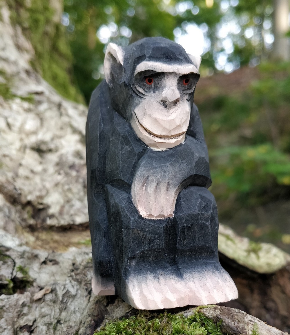 Figurine chimpanzé