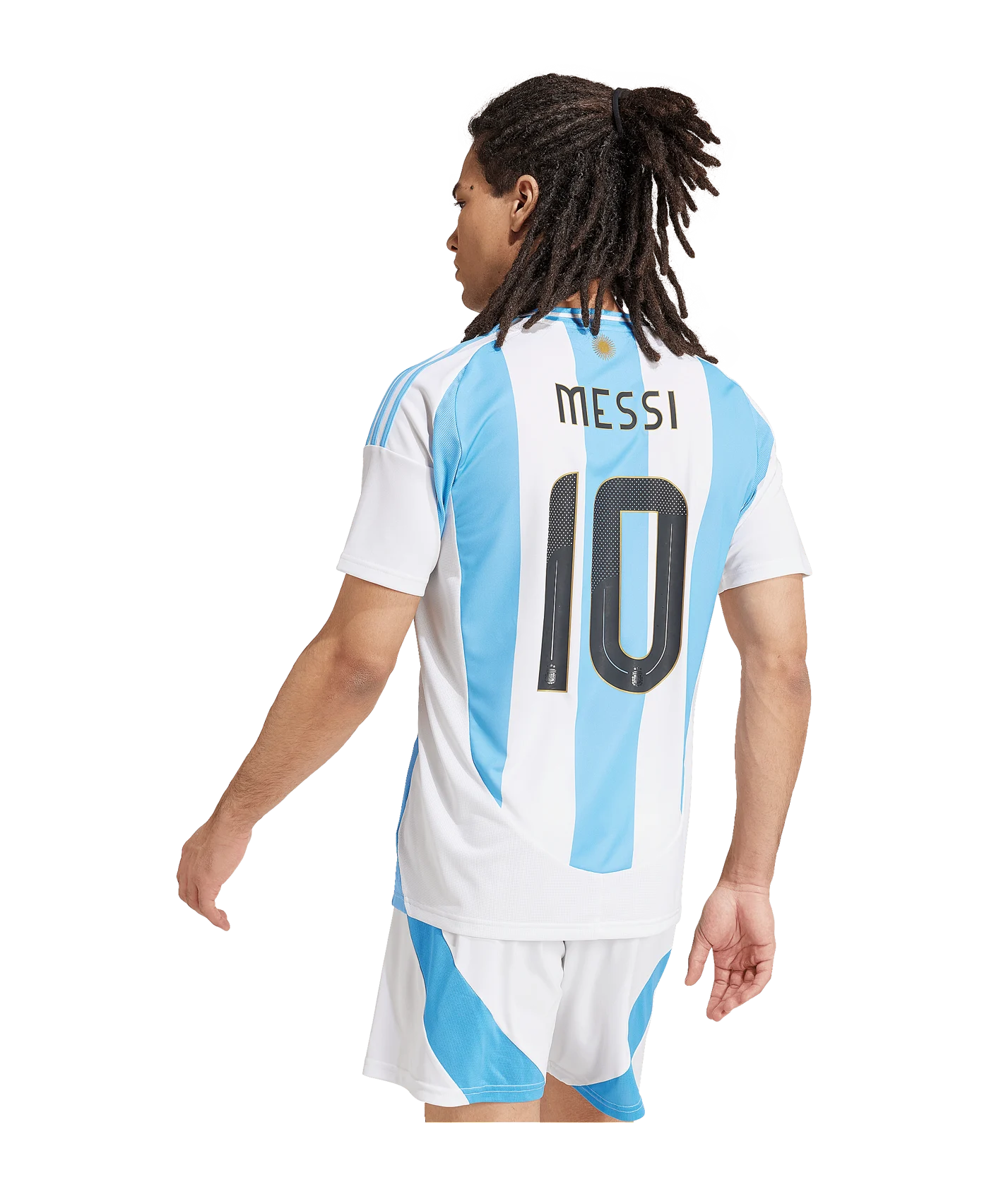 adidas Argentinien Trikot Home Copa America 2024 Messi Weiss