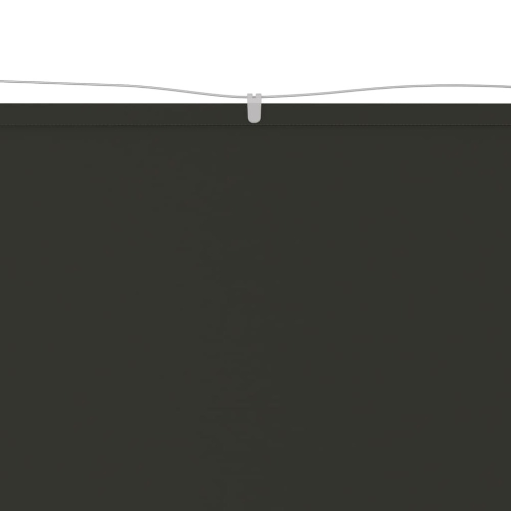 Auvent vertical 100x800 cm tissu oxford anthracite