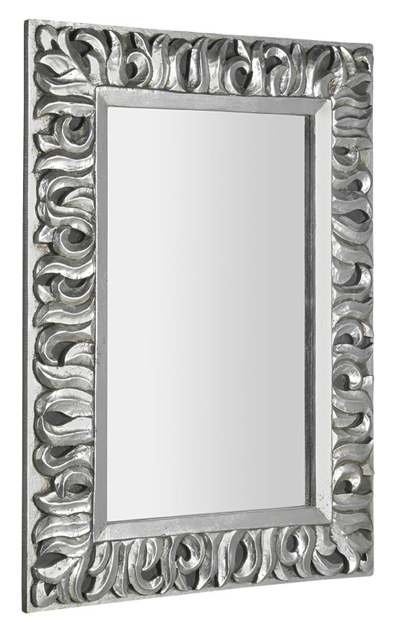 Sapho Zeegras barok spiegel 70x100cm zilver houten frame