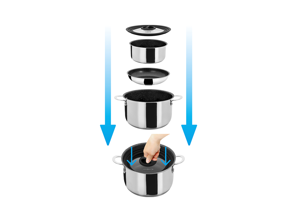 Brunner Academy Vacum pannenset - Ø20 cm