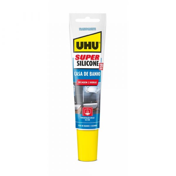 Uhu Super Silicone para Casa de Banho Transparente 10 ml - 36905