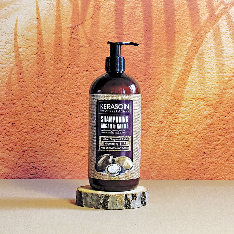 Shampooing cheveux bouclés frisés Argan & Karité