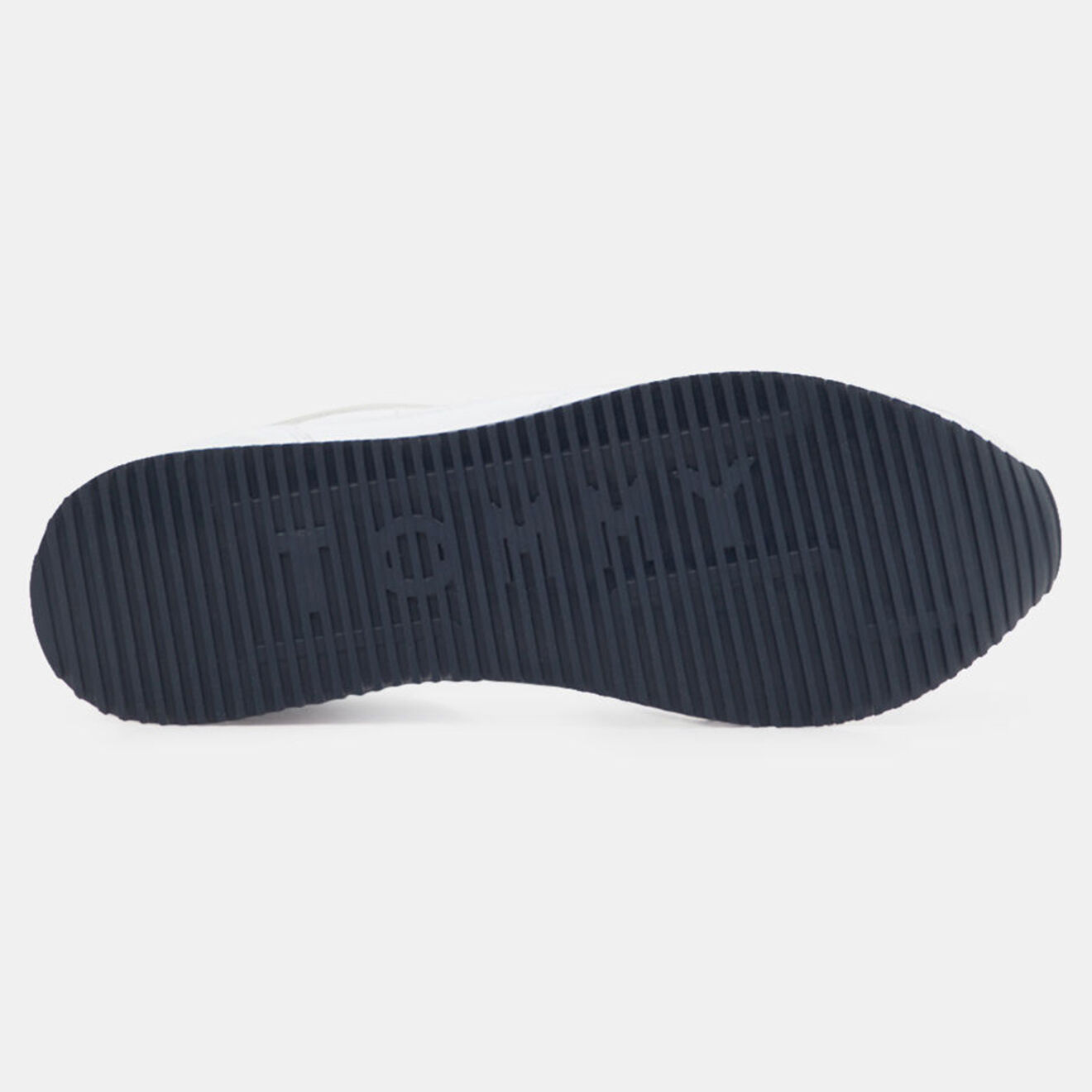 Tommy Hilfiger Baskets running compensées en Cuir Active blanches