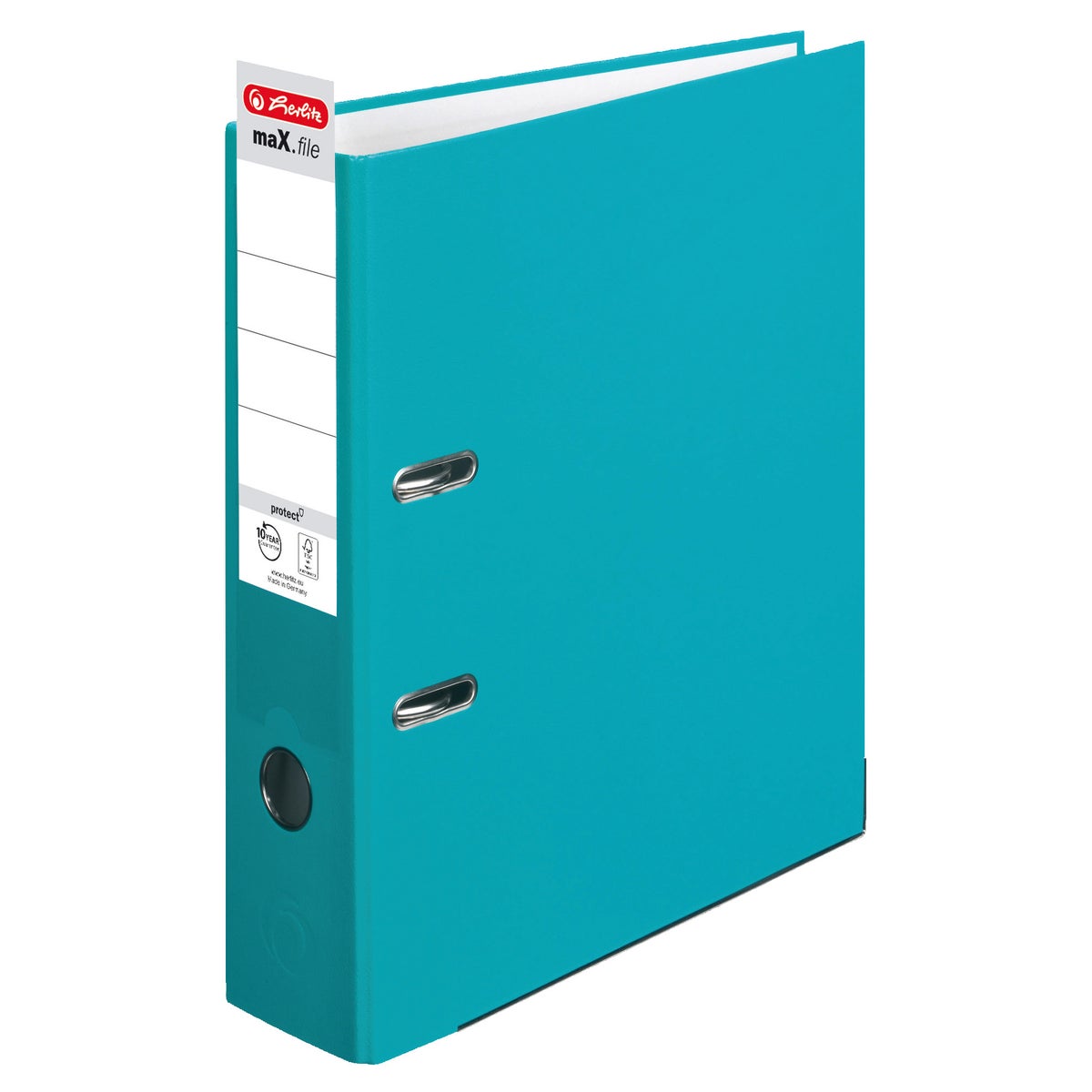 Herlitz map maX.file protect A4 8cm turquoise