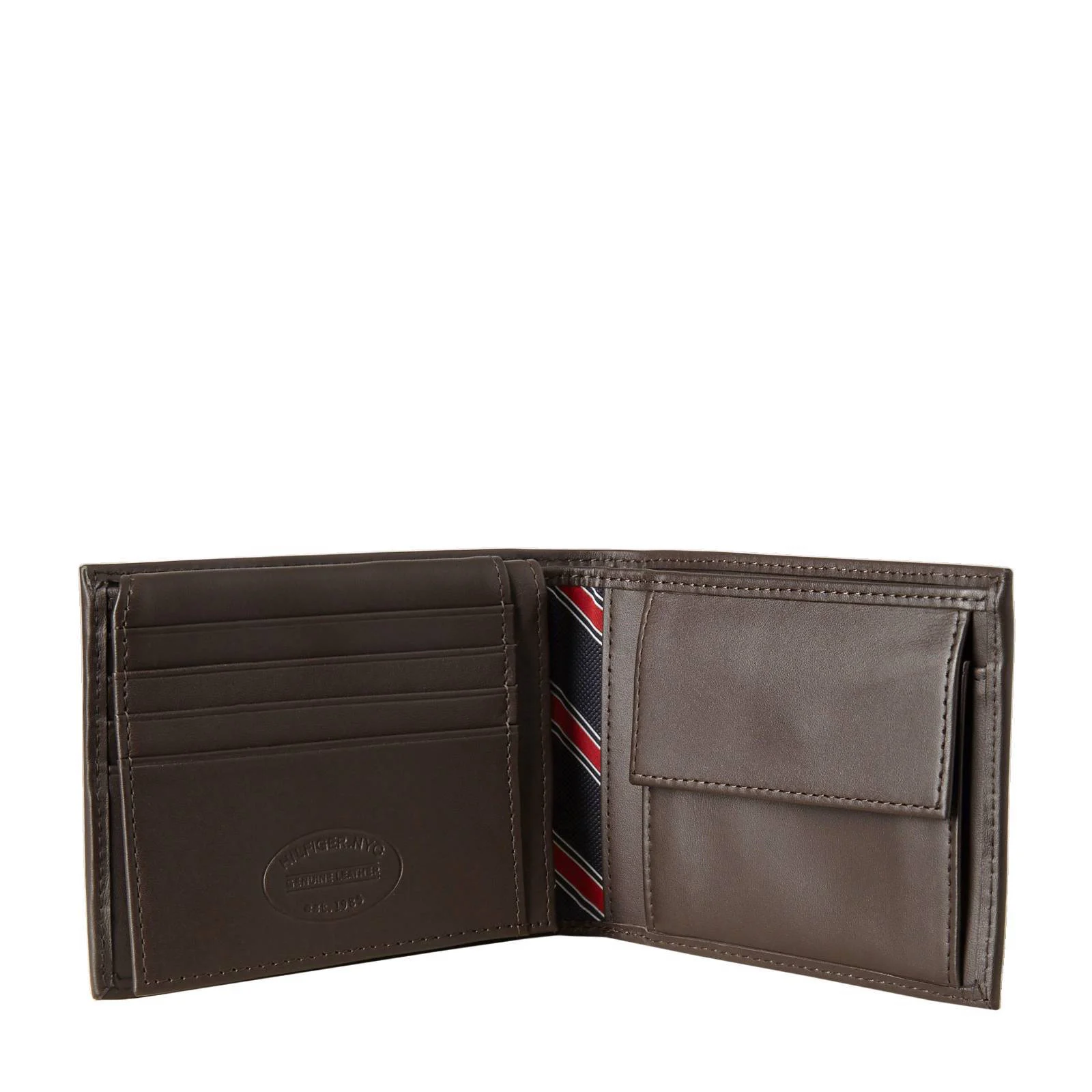 Tommy Hilfiger leren portemonnee ETON CC FLAP AND COIN POCKET