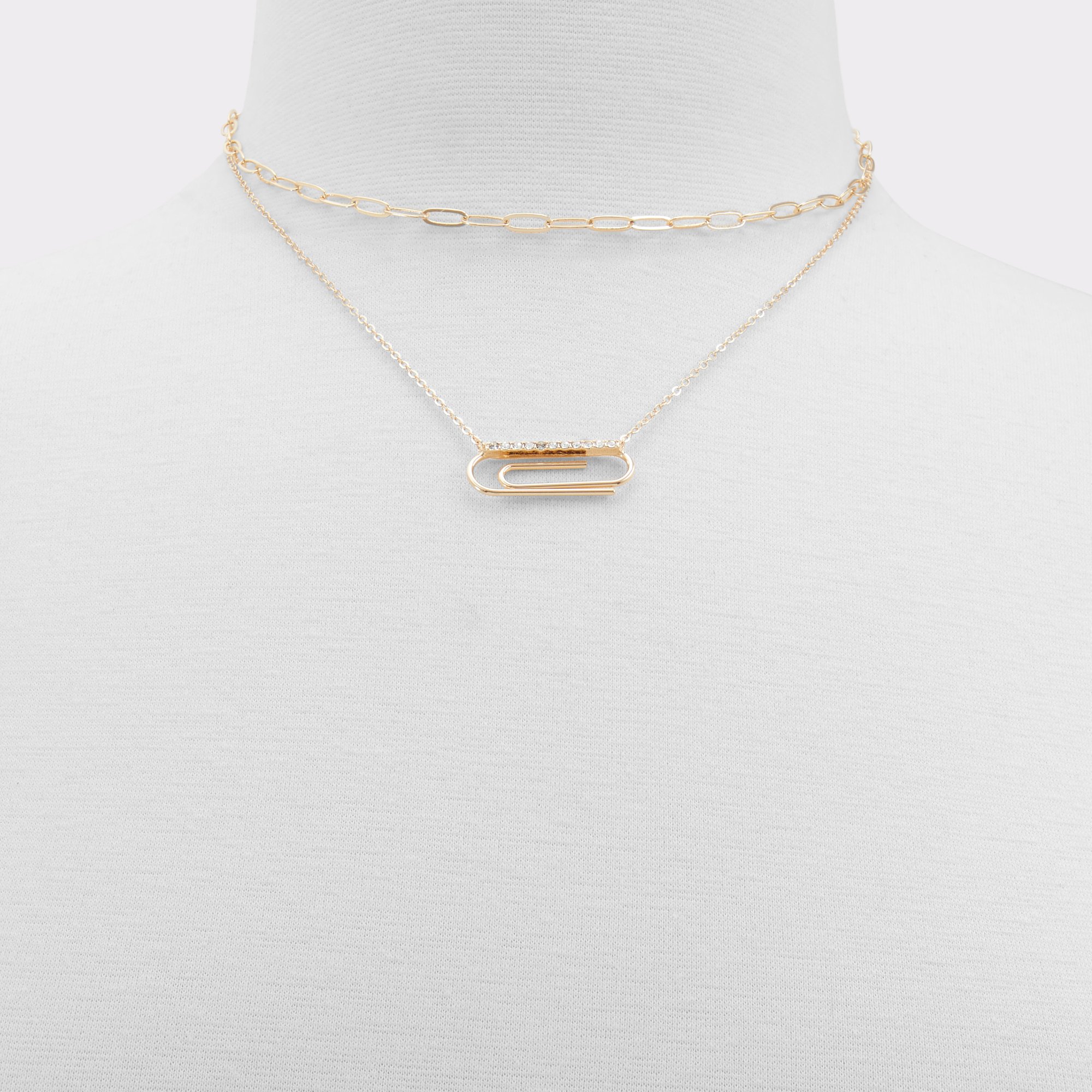 Berederyn Gold-Clear Multi Women Necklaces
