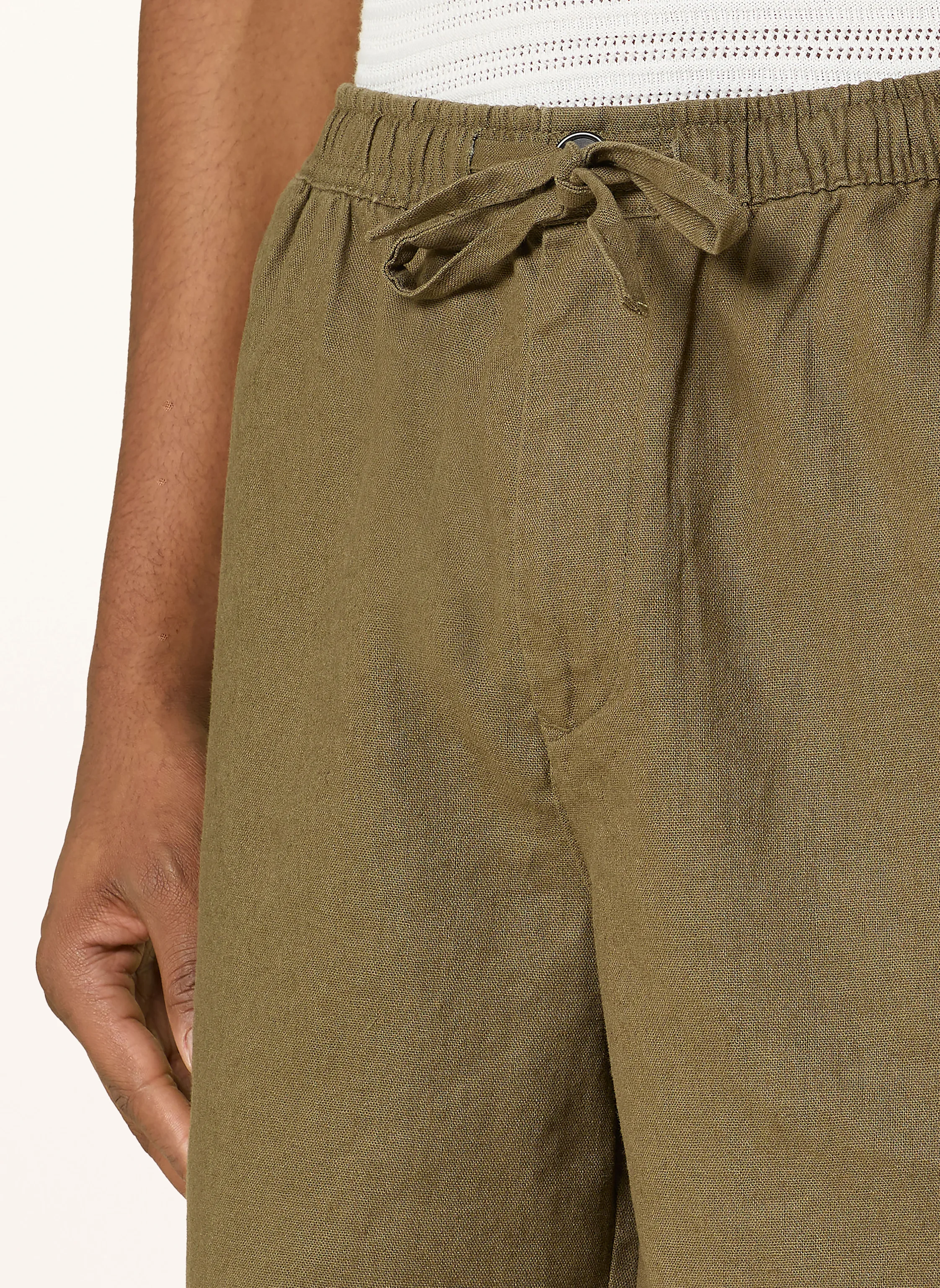 Barbour Shorts mit Leinen