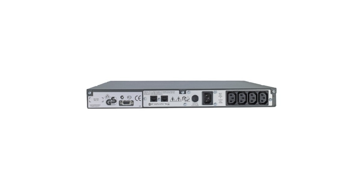 APCSmart-UPS 450VA noodstroomvoeding ups  (4x C13 uitgang, rack mountable, serial, 1U, SC450RMI1U, Retail)