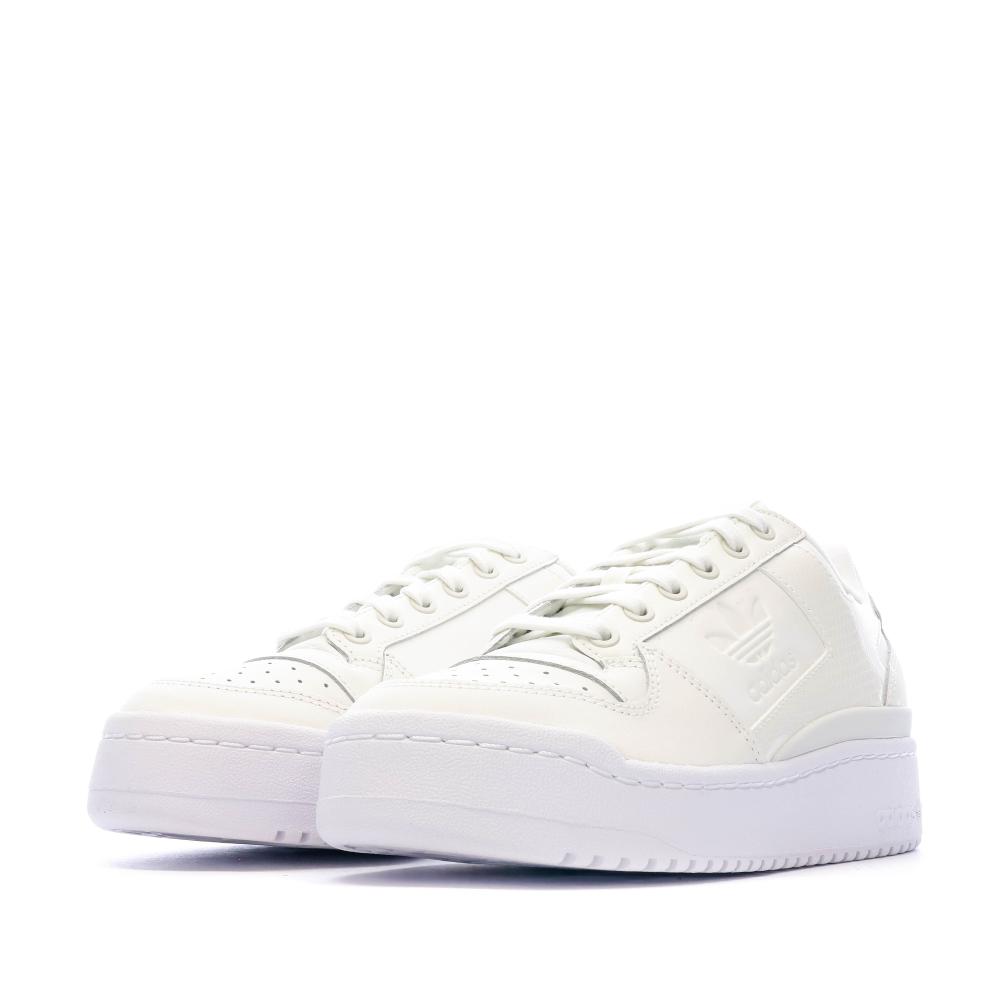 Adidas Baskets Ecru Femme Adidas Forum Bold