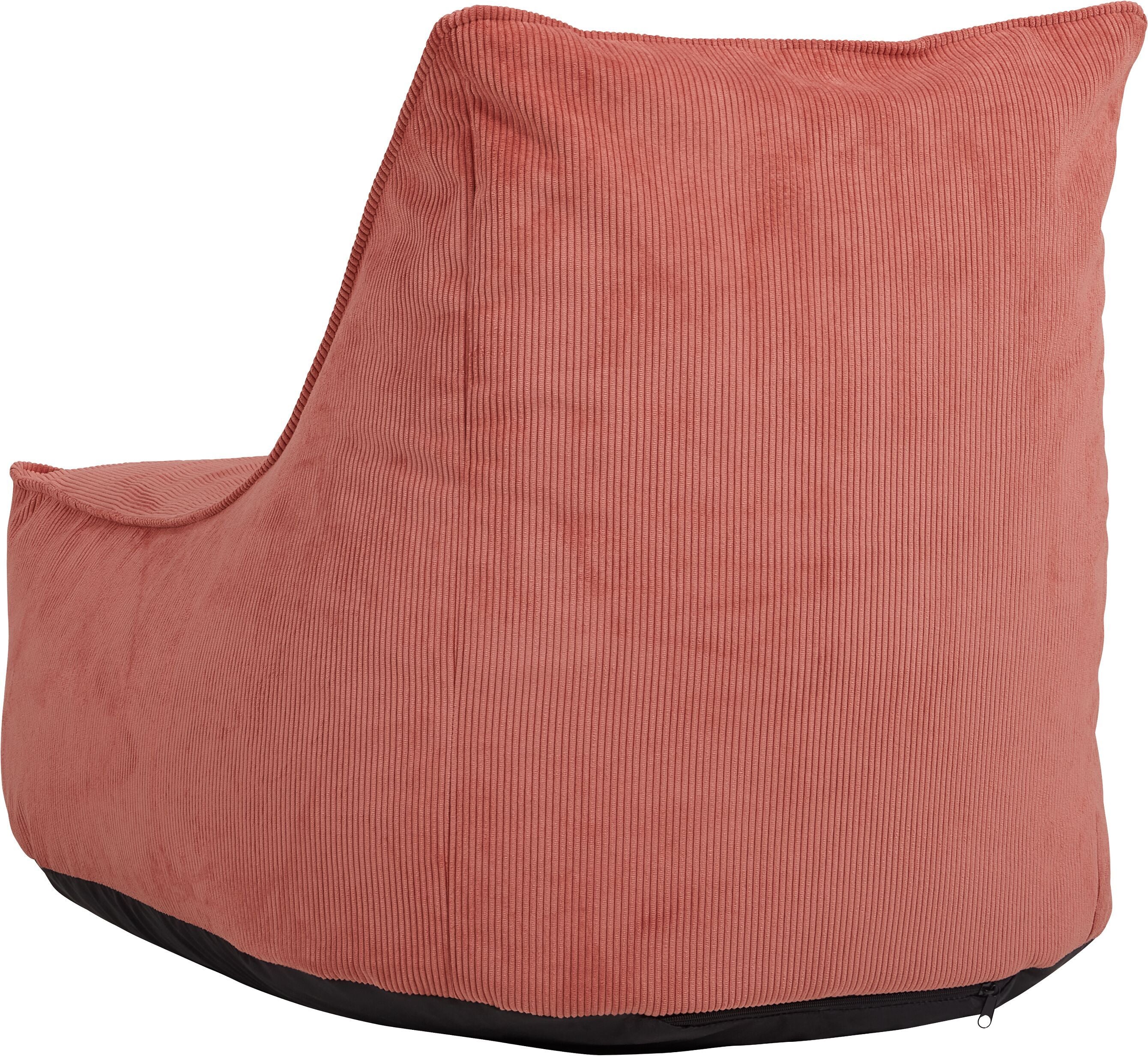 QUEENS Kindersitzsack - Rot / B: 50.0 cm x T: 65.0 cm x H: 40.0 cm