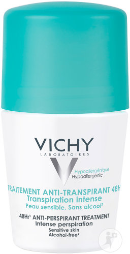 Vichy Traitement Anti-Transpirant 48h Peau Sensible Roll-On 50ml