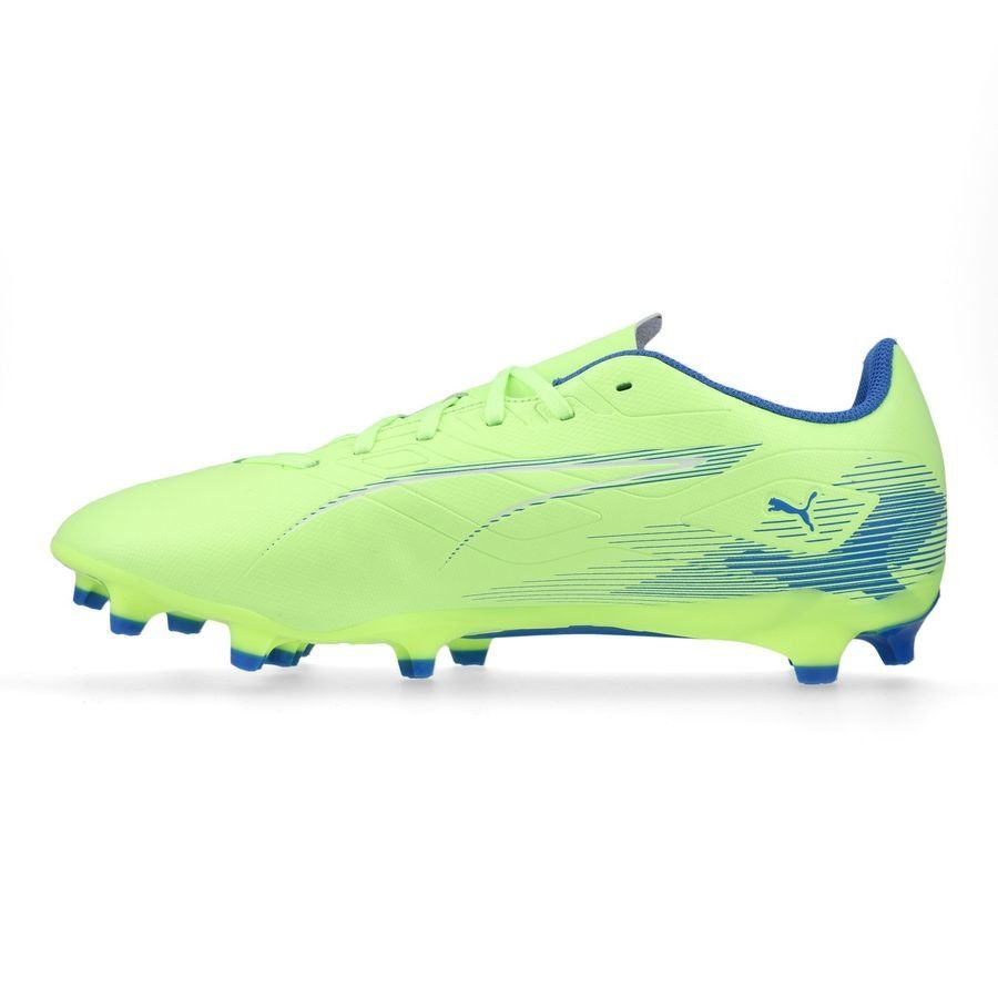 PUMA Ultra 5 Play FG/AG Lights Out - Fizzy Apple/Blanc/Bleu
